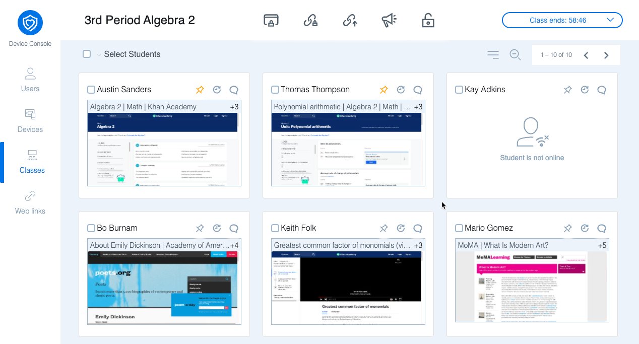 How To Monitor Student Screens Support   Monitoring Student Screens 